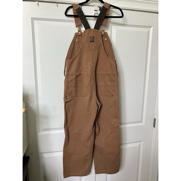 Vintage Kodiak Overalls Mens Brown Canvas Workwear Dungaree Bib One Piece - Picture 4 of 11